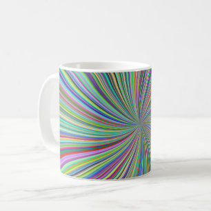 Mug Énergétique Colorful Ribbon Sunburst