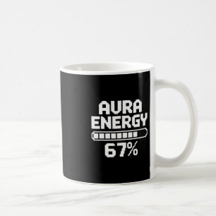 Mug Énergie Aura À 67 Drôle Six Sept Mème Gen Alpha M