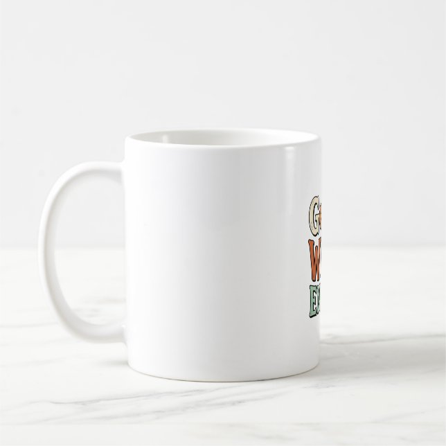 Mug Énergie de bonne sorcière Design vectoriel Hallowe (Gauche)