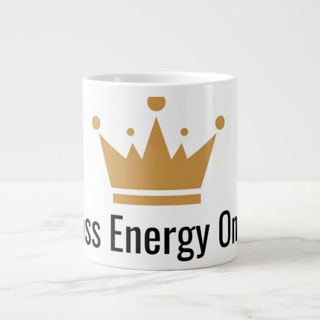 Mug Énergie de Boss uniquement (Devant)