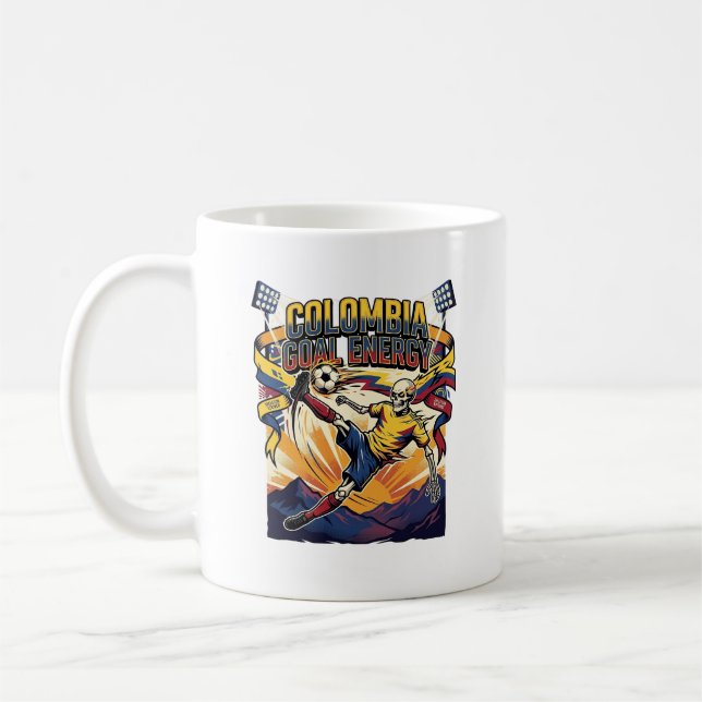 Mug Énergie de but Colombie Skeleton Striker Nations C (Gauche)