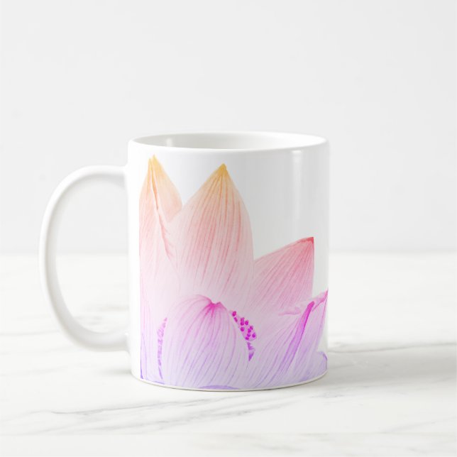 Mug Énergie de guérisseur de Reiki de yoga de Lotus (Gauche)