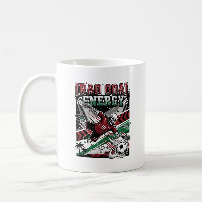 Mug Énergie de l'objectif de l'Irak Squelette Attaquan (Gauche)