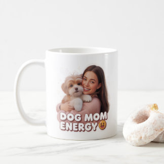 Mug Énergie de Maman Chien - design tendance pour les