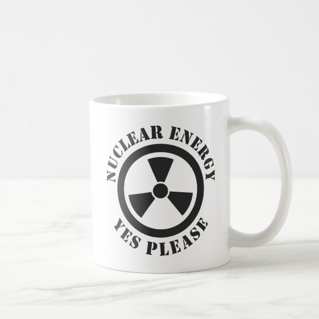 Mug Énergie nucléaire, oui, s'il vous plaît, énergie n (Droite)