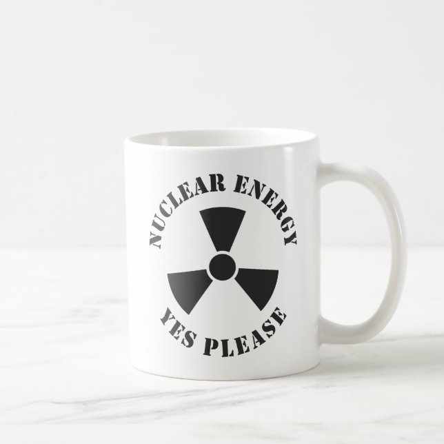 Mug Énergie nucléaire, oui, s'il vous plaît, énergie n (Droite)