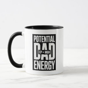 Mug Énergie Papa Potentielle Physique Drôle