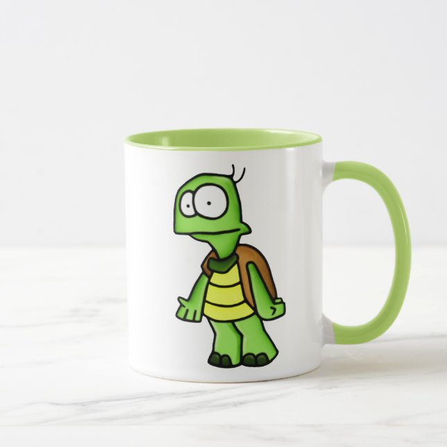 Mug Énergique la tortue (Droite)