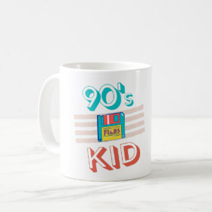 MUG ENFANT DES ANNÉES 90 - AMOUREUX DE DISQUETTES