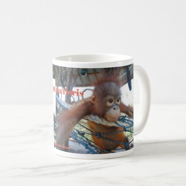 Mug Enfant en bas âge Doris d'orang-outan (Devant droit)