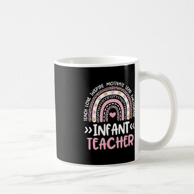 Mug Enfant enseignant mignon teint teint arc-en-ciel g (Droite)