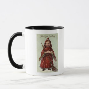 Mug Enfant habillé en rouge