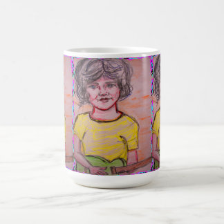 Mug enfant jouant jouet guitare électrique