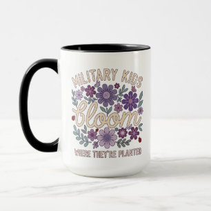 Mug Enfant Militaire Pissenlit Fleurir Où Ils Sont Pla