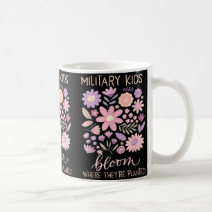 Mug Enfant Militaire Pissenlit Fleurir Où Planté Viole