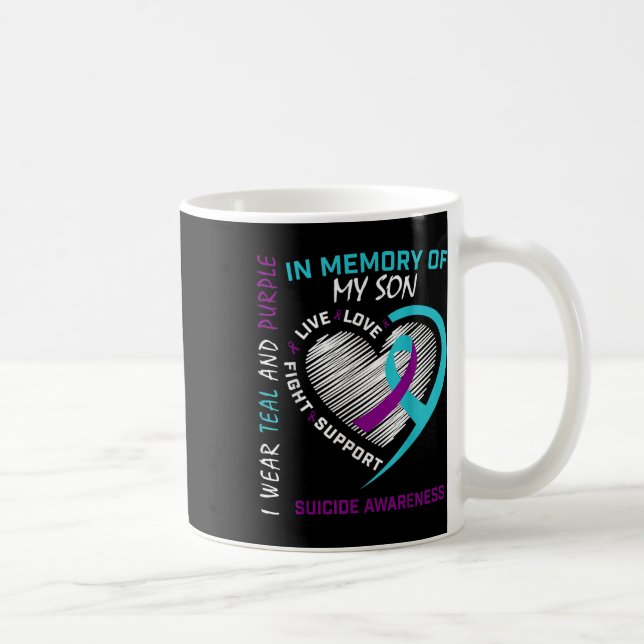 Mug Enfant Perdu En Mémoire De Mon Fils Sensibilisatio (Droite)