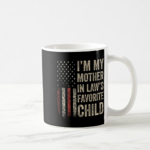 Mug Enfant préféré de la belle-mère drôle de drapeau a