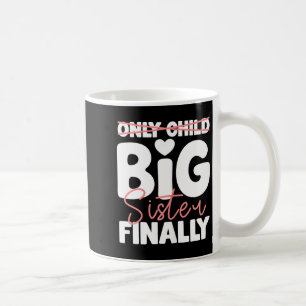Mug Enfant Unique à Grande Sœur Enfin pour les Filles