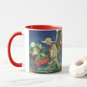 Mug Enfant vintage, Jardin biologique; Jardin de la Vi