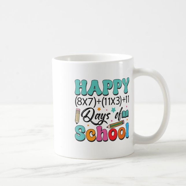 Mug Enfants 100 Jours De L'École D'Équation Mathématiq (Droite)