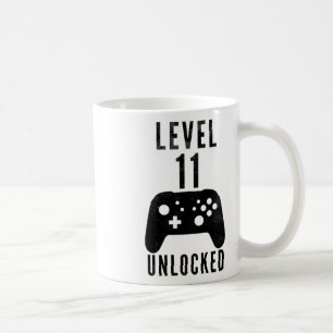 Mug Enfants 11 ans Anniversaire Joueur Niveau 11 Déblo