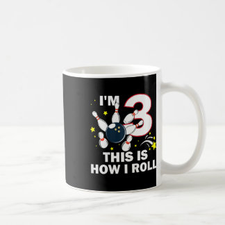 Mug Enfants 3e anniversaire Bowling I'm 3 Voici commen