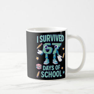 Mug Enfants 6-7 Mème J'ai survécu 67 Jours D'école