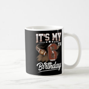 Mug Enfants 6 ans C'est mon 6e anniversaire Football E