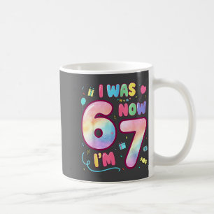 Mug Enfants 7 ans Anniversaire J'avais 6 ans Maintenan