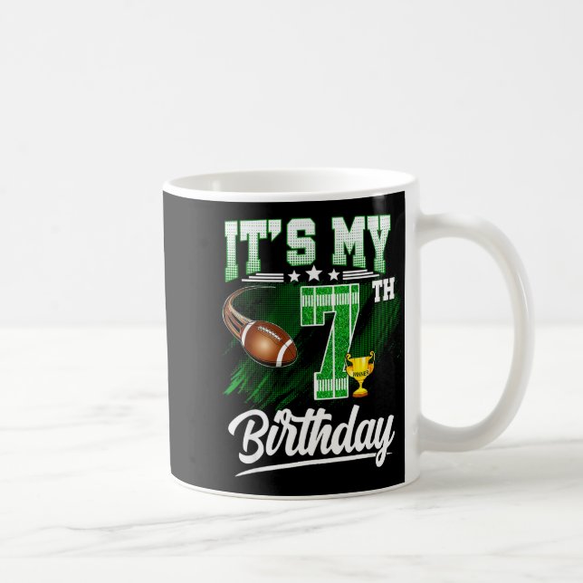 Mug Enfants 7 ans C'est mon 7ème anniversaire Thème Fo (Droite)