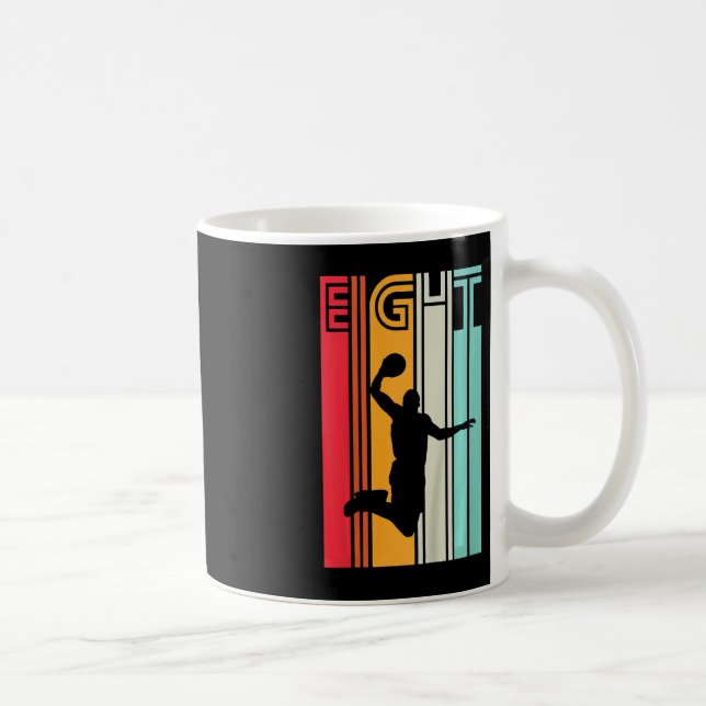 Mug Enfants 8e anniversaire de basket-ball Lover cadea (Droite)