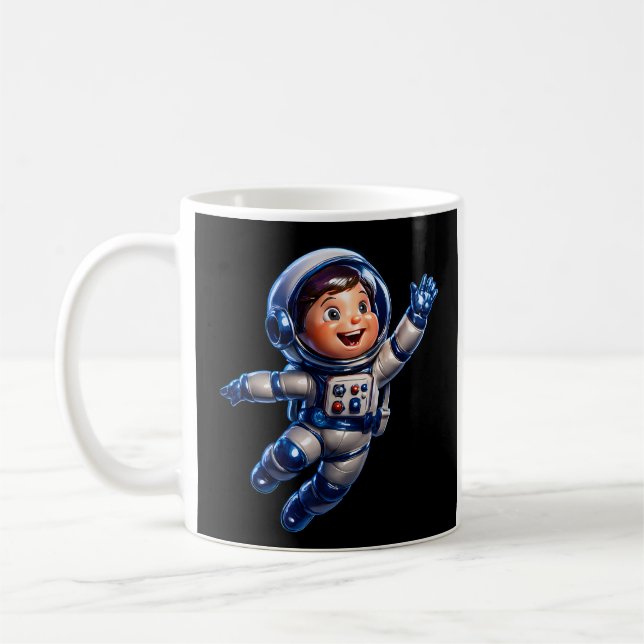 Mug Enfants astronautes mignons (Gauche)