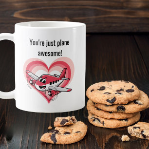 Mug Enfants Avion de Dessin Animé Vous êtes juste Plan
