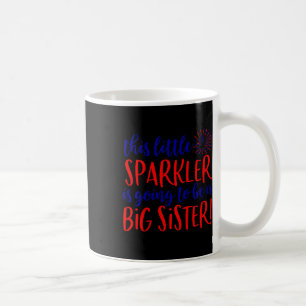 Mug Enfants Big Soeur Sparkler 4 juillet Grossesse Ann