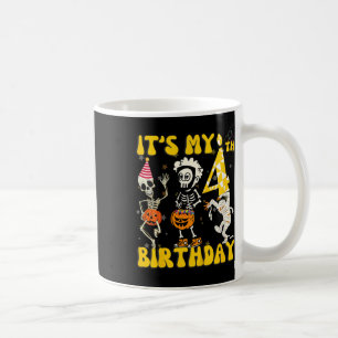 Mug Enfants C'est mon 4e anniversaire Garçon drôle Ske