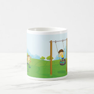 Mug Enfants Dans Le Parc