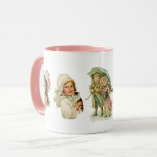 Mug Enfants d'art victorien vintage