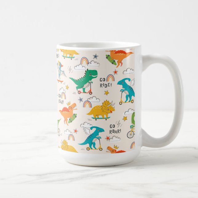 Mug Enfants Dinosaur Motif voyageur (Droite)