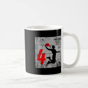 Mug Enfants en détresse 4 ans 4e Bysketbyll Anniversai