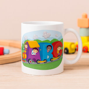 Mug Enfants En Train Alphabet