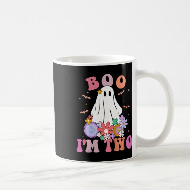 Mug Enfants Ghost Boo Je suis deux ans 2e anniversaire (Droite)