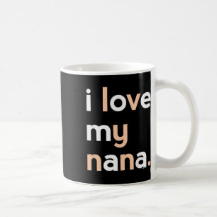 Mug Enfants J'Aime Ma Chemise Nana Pour Filles Grand-M