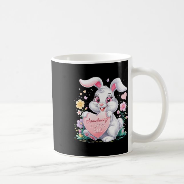 Mug Enfants Lapin Pâques Rabin Pastel Design Printemps (Droite)