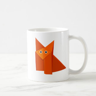Mug Enfants mignons de Fox d'origami
