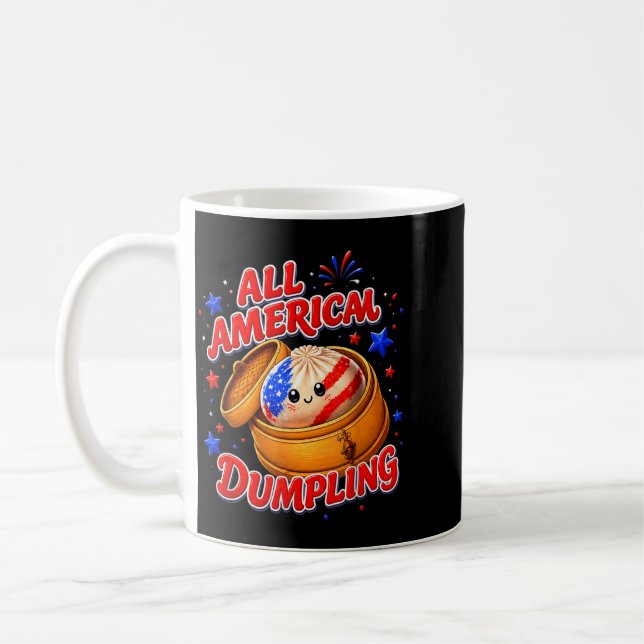 Mug Enfants Mignons Édition Américaine Dumpling 4 Juil (Gauche)