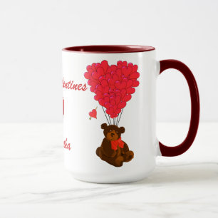 Mug Enfants ours en peluche Valentines