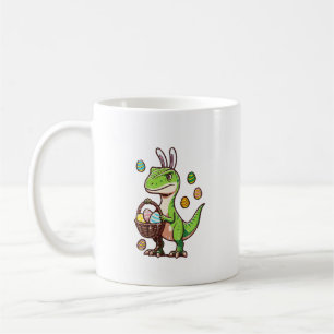 Mug Enfants Pâques Dinosaure Trex Oeuf Chasse Garçons 