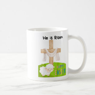 Mug Enfants Pâques Religieux Tout-petit garçon Il Est