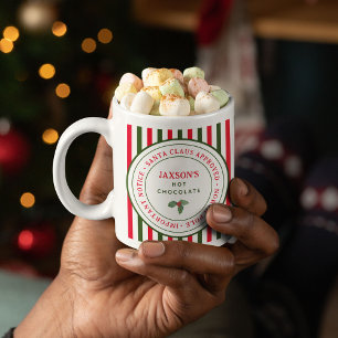 Mug Enfants Père Noël Pôle Nord Chocolat chaud Noël