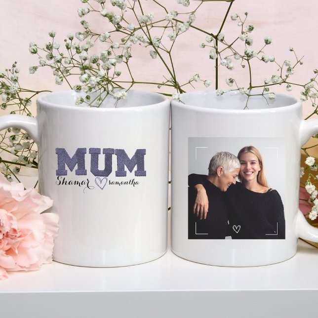 Mug enfants personnalisés nom de la journée de la mère (Créateur téléchargé)